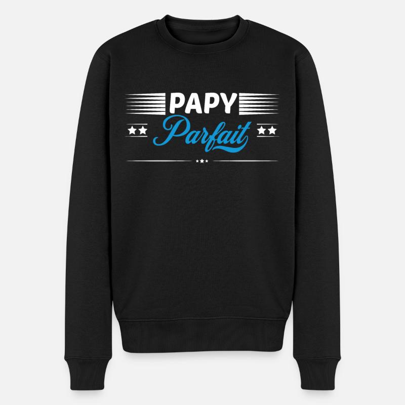 Papy parfait - Pull Premium bio Homme - noir