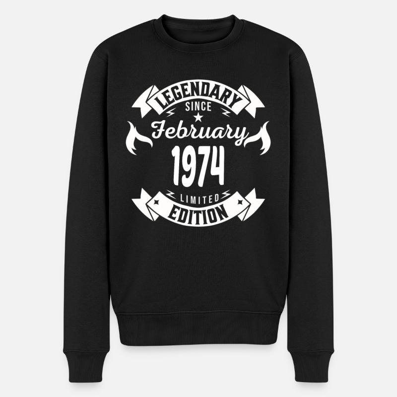 Légendaire depuis février 1974 - Pull Premium bio Homme - noir