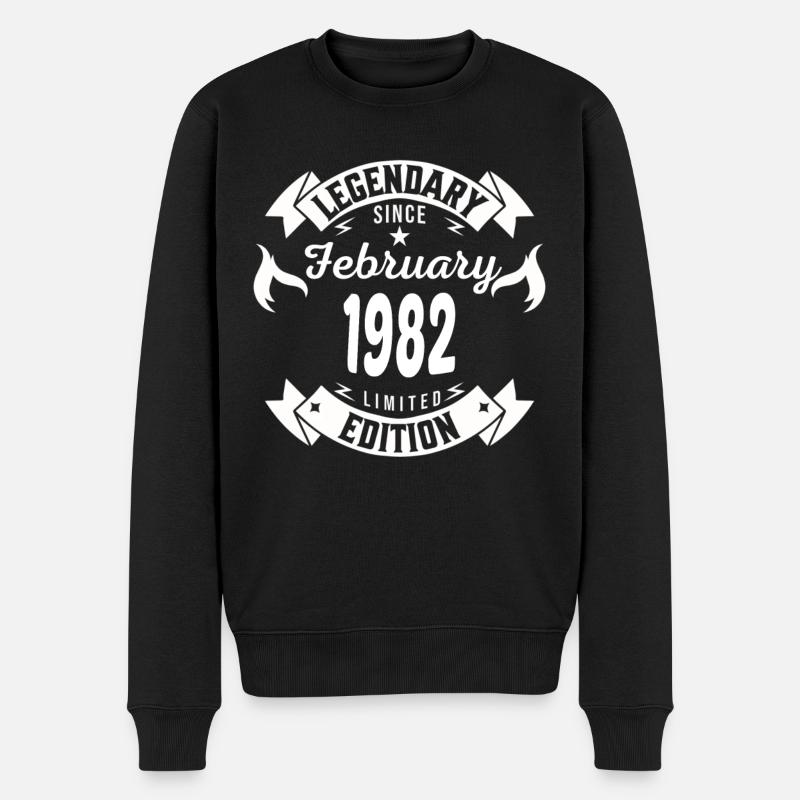 Légendaire depuis février 1982 - Pull Premium bio Homme - noir