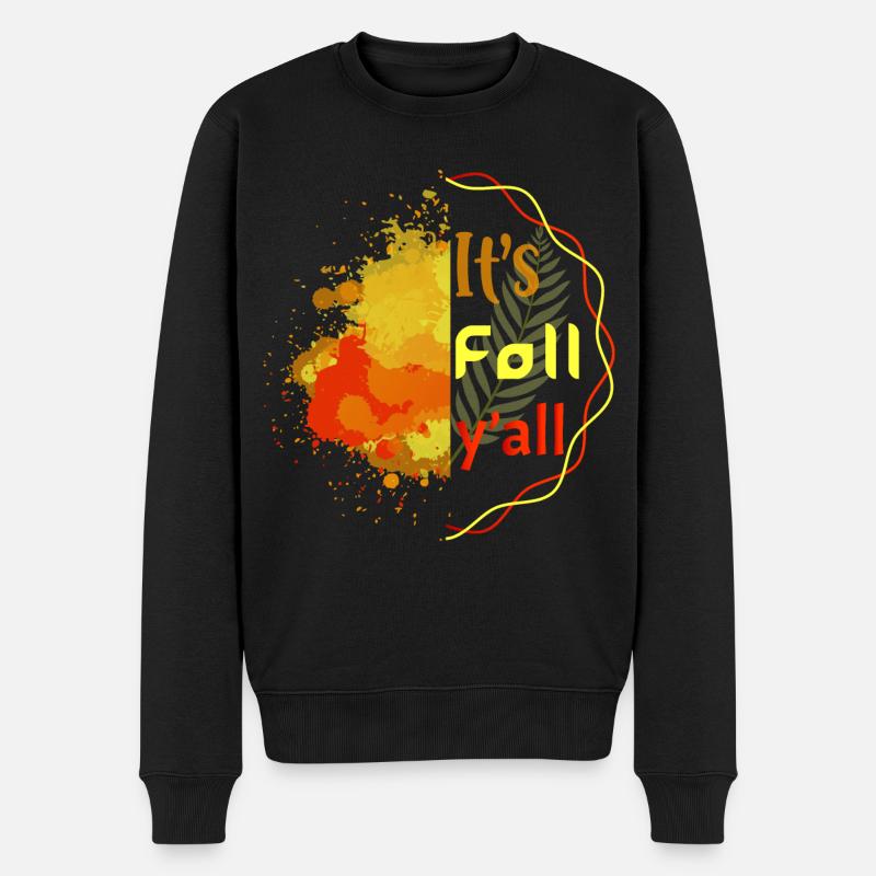 C’est l’automne et tout l’automne - Pull Premium bio Homme - noir