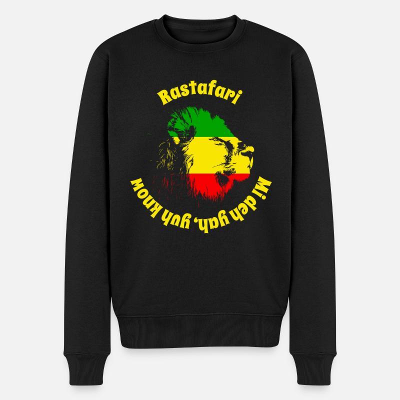 reggae - Pull Premium bio Homme - noir