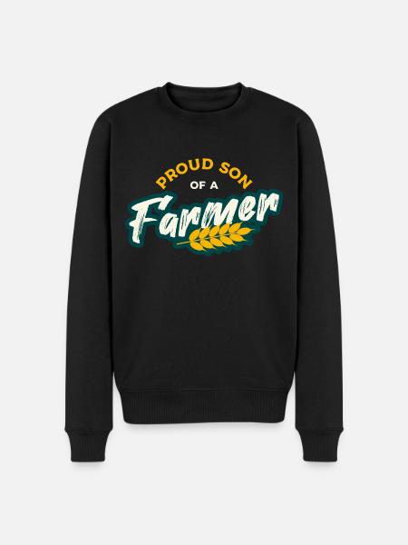 Fils fier d'un fermier - Pull Premium bio Homme - noir