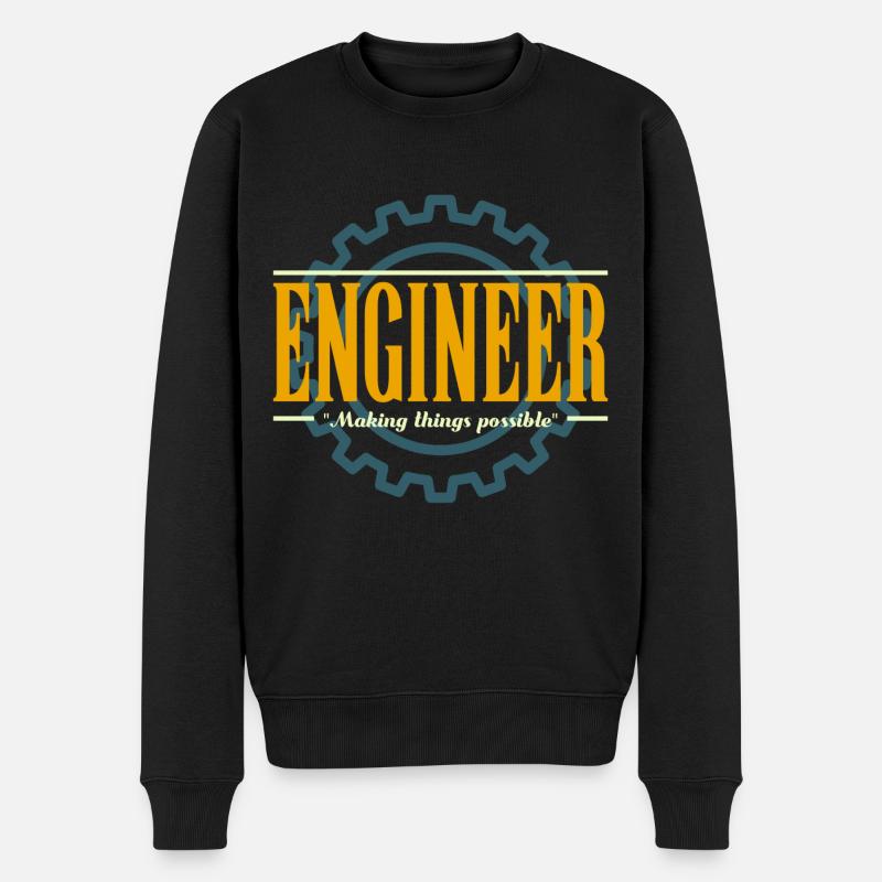 Ingénieur - Pull Premium bio Homme - noir