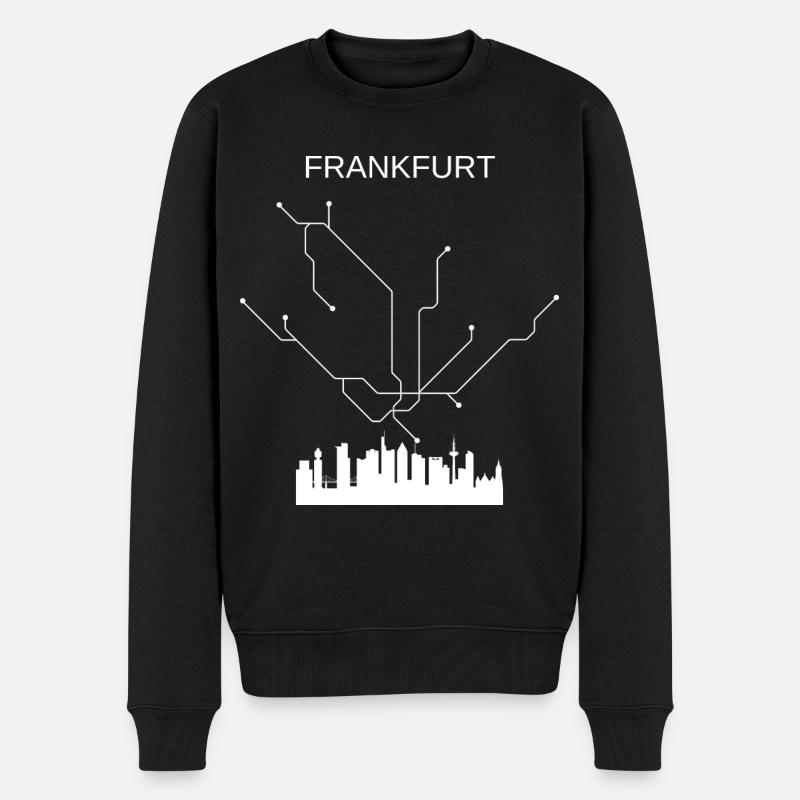 FRANKFURT - Pull Premium bio Homme - noir
