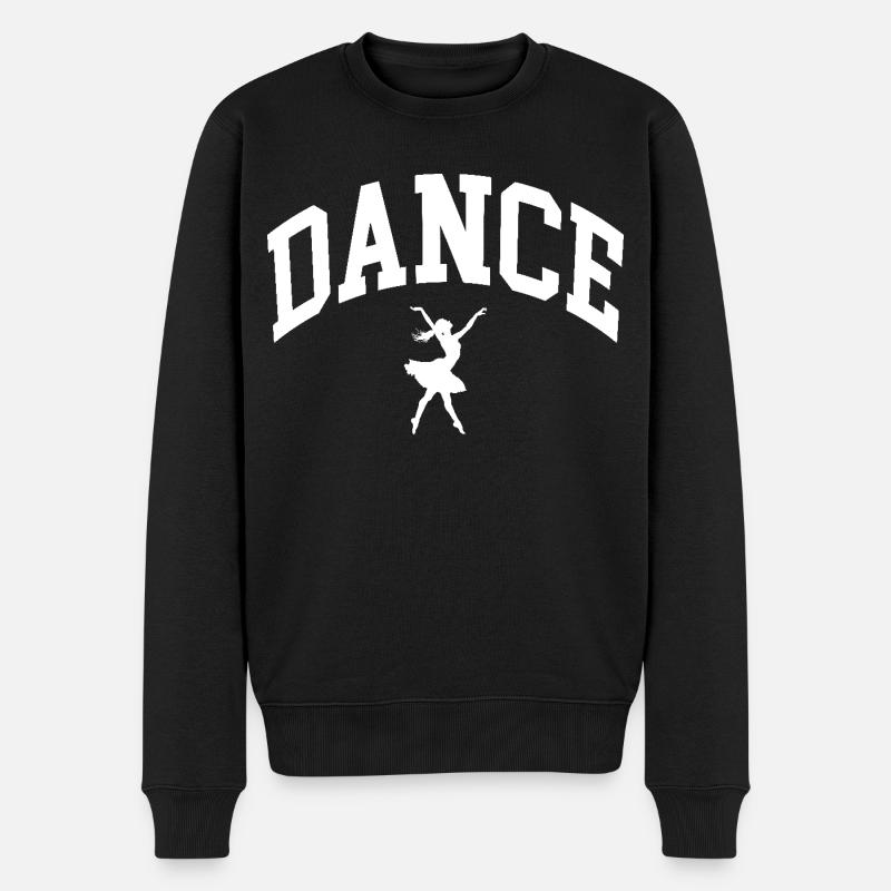 Tanzen - Männer Premium Bio Pullover - Schwarz