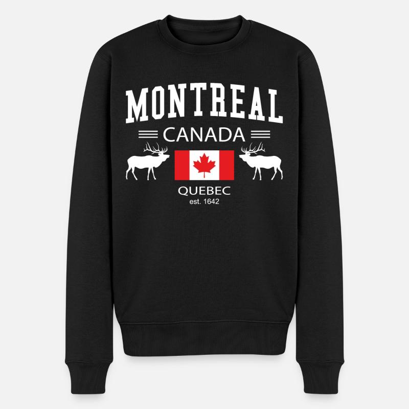 Montréal - Pull Premium bio Homme - noir