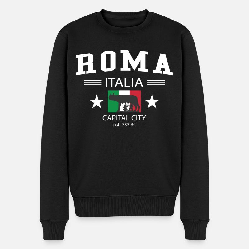 Roma - Pull Premium bio Homme - noir