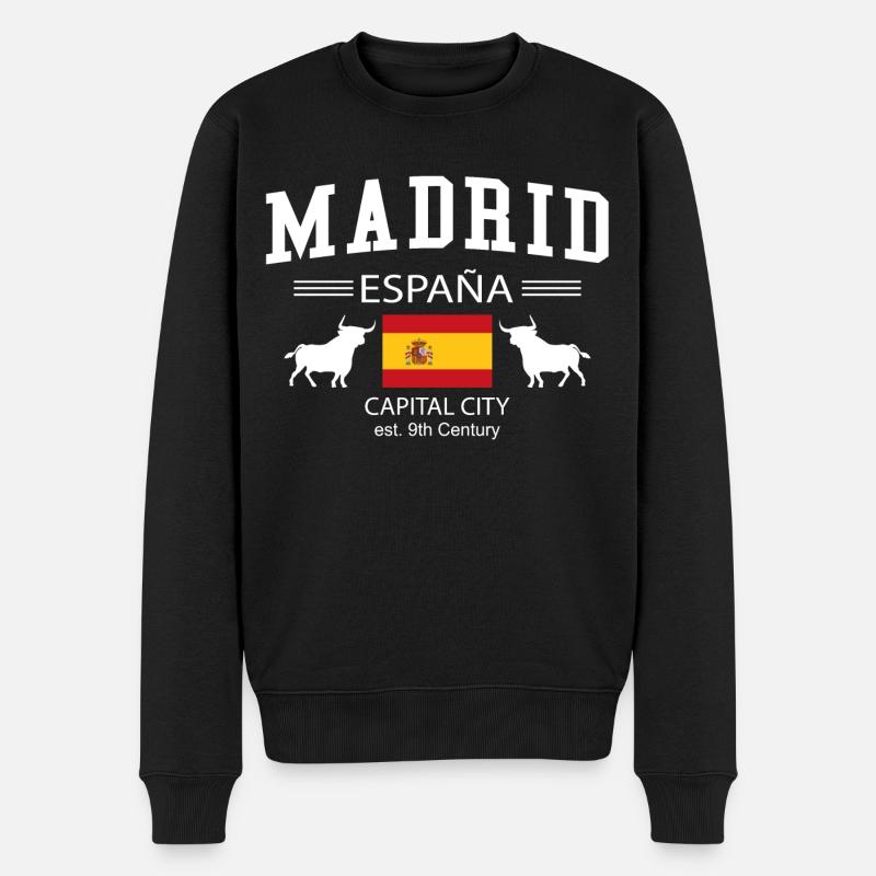Madrid - Pull Premium bio Homme - noir