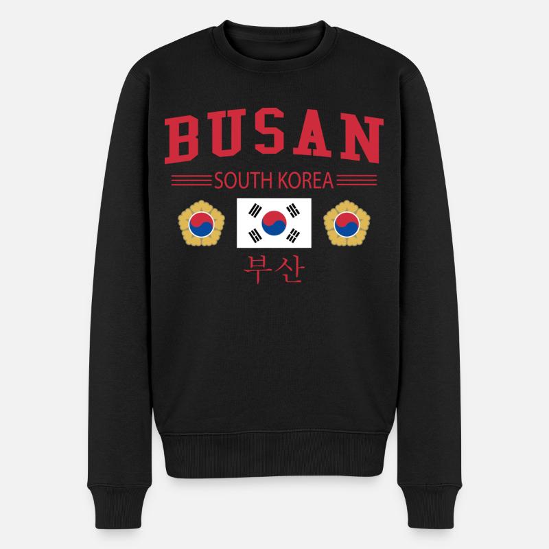 Busan - Pull Premium bio Homme - noir