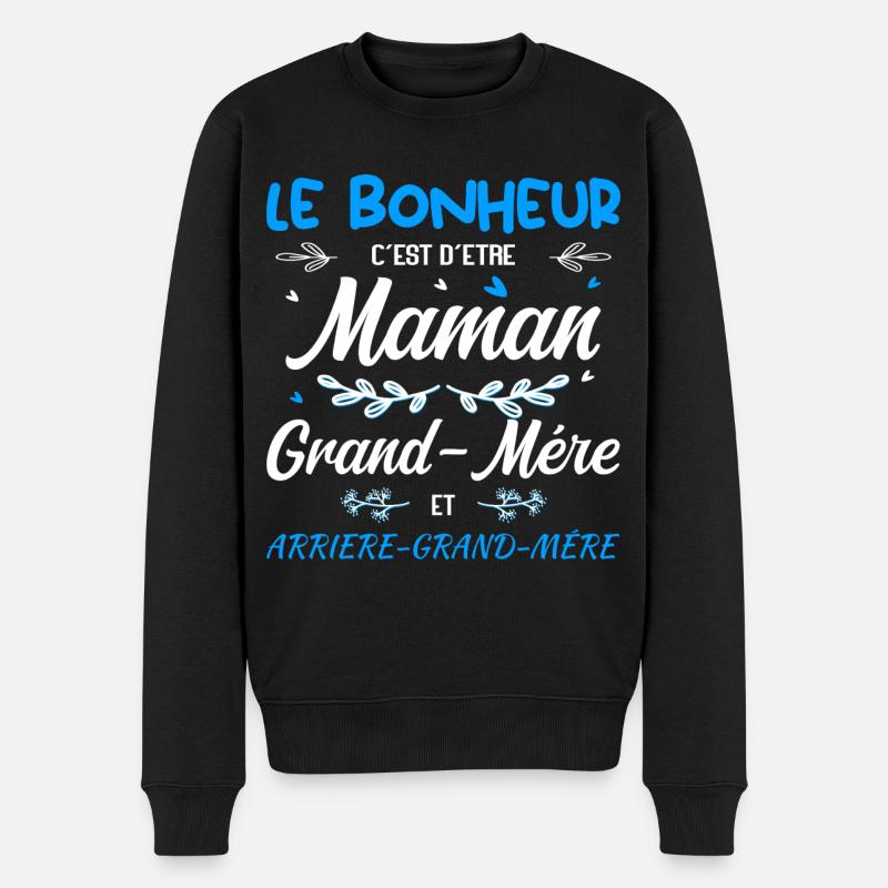 Arrière-Grand-Mère - Pull Premium bio Homme - noir