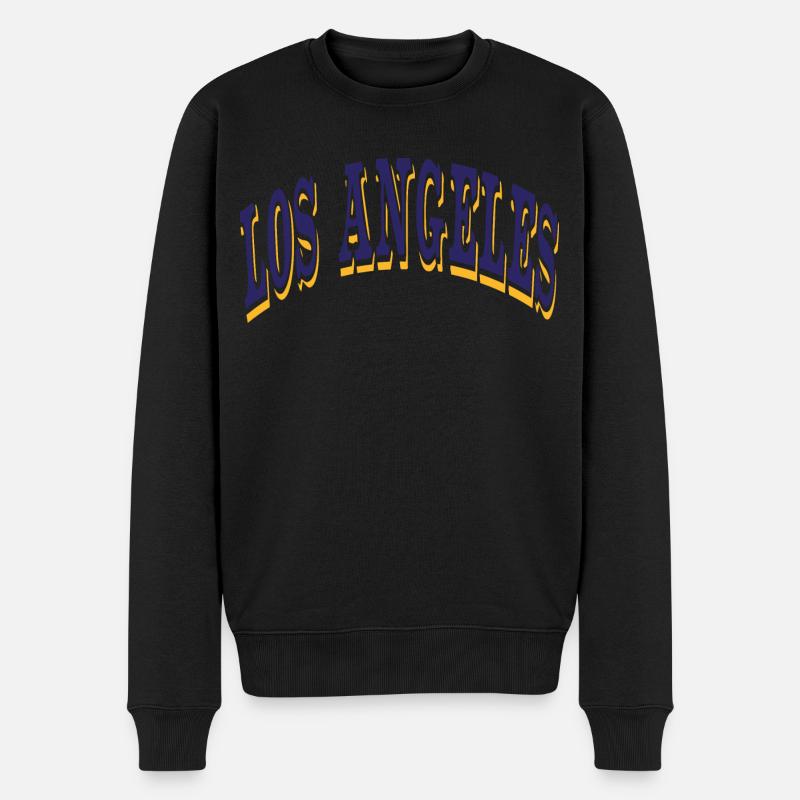 Los Angeles - Pull Premium bio Homme - noir