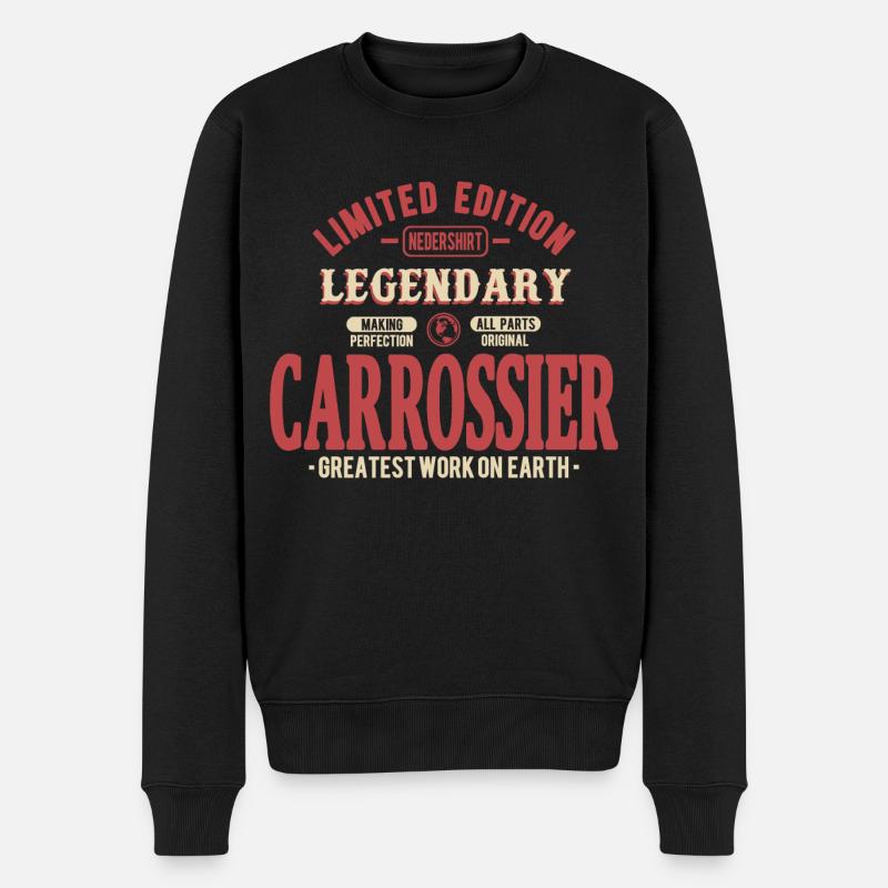 Carrossier - Pull Premium bio Homme - noir