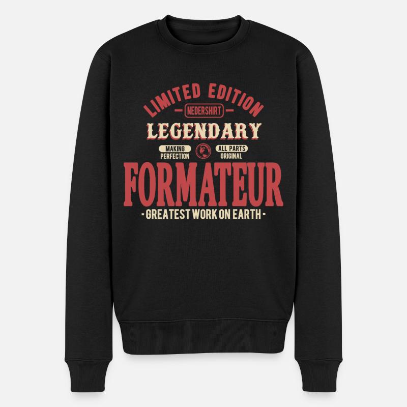 Formateur - Pull Premium bio Homme - noir