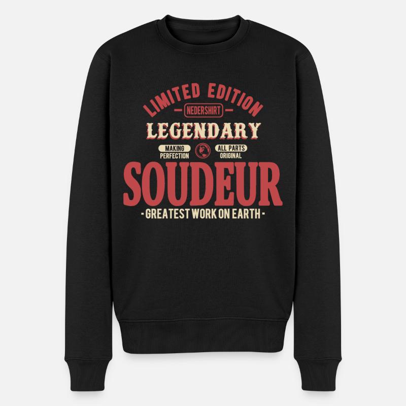 Soudeur - Pull Premium bio Homme - noir