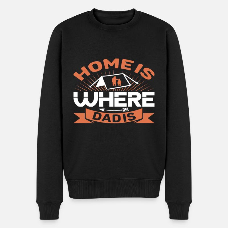 Fête des Pères - Pull Premium bio Homme - noir