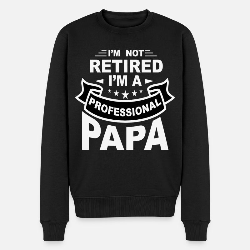 Fête des Pères - Pull Premium bio Homme - noir