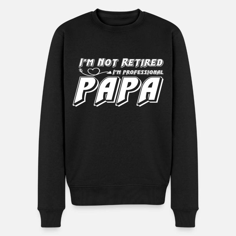 Fête des Pères - Pull Premium bio Homme - noir