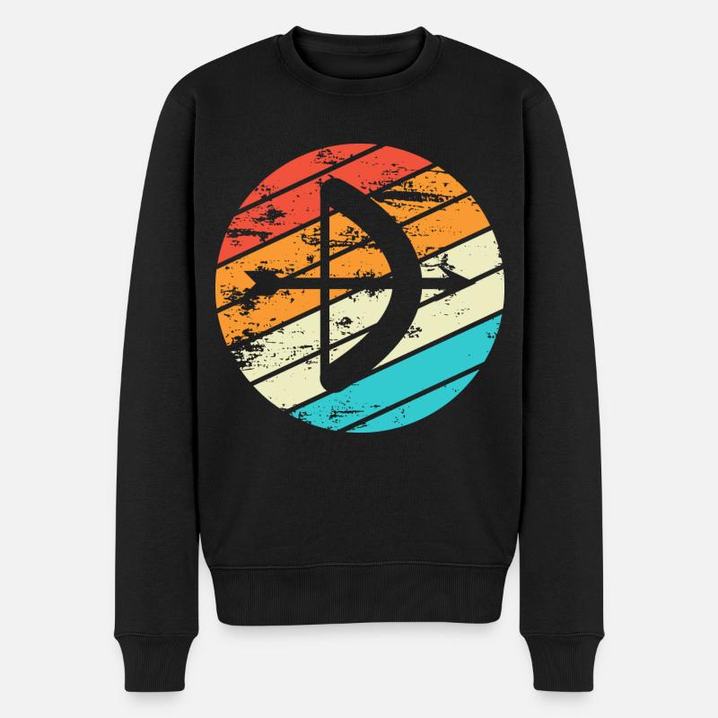 Archery Gift Saying Archery - Men's Premium Organic Jumper - black