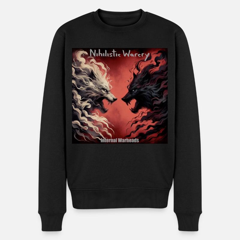 NW - Interne Gefechtsköpfe - Männer Premium Bio Pullover - Schwarz