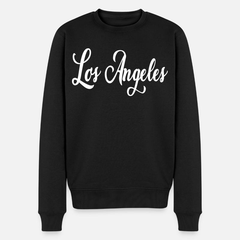 Los Angeles - Pull Premium bio Homme - noir