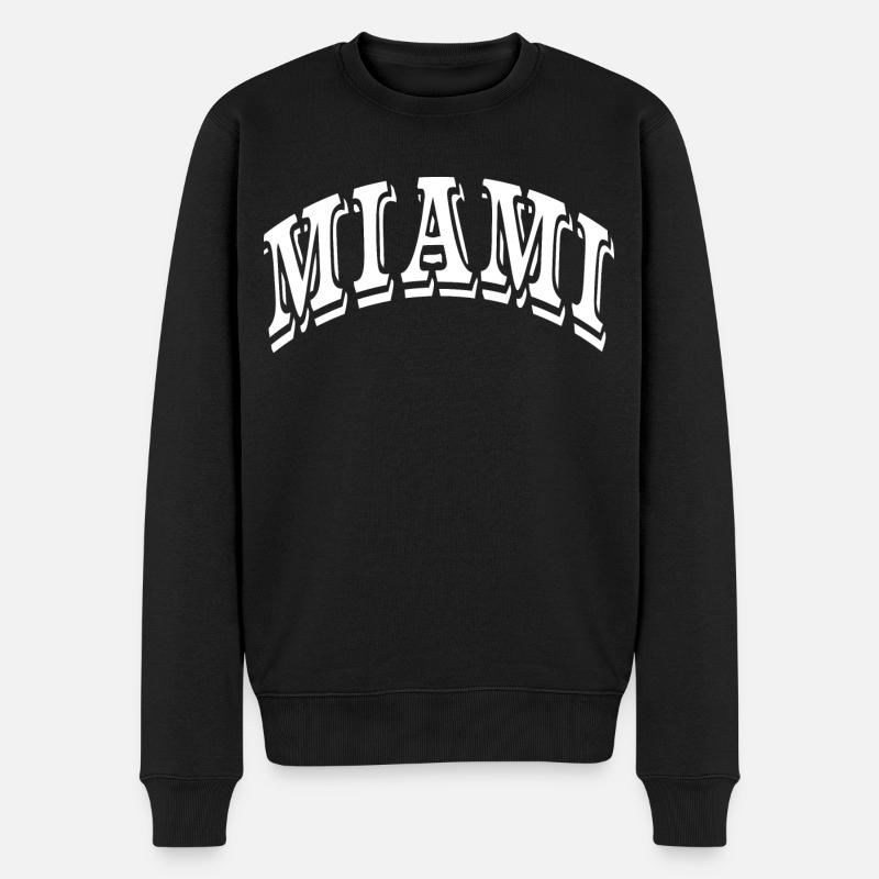 Miami - Pull Premium bio Homme - noir