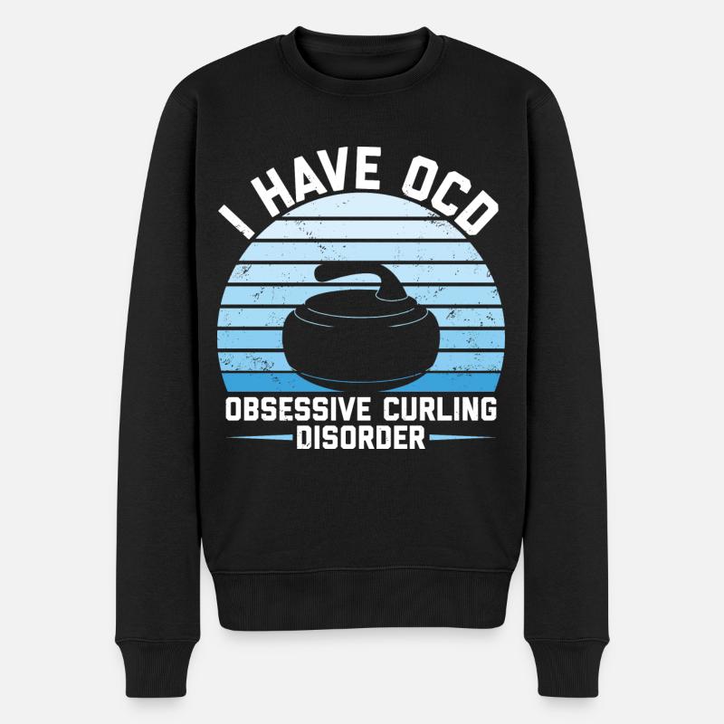 Curling - Pull Premium bio Homme - noir