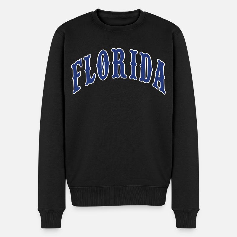 Florida - Männer Premium Bio Pullover - Schwarz