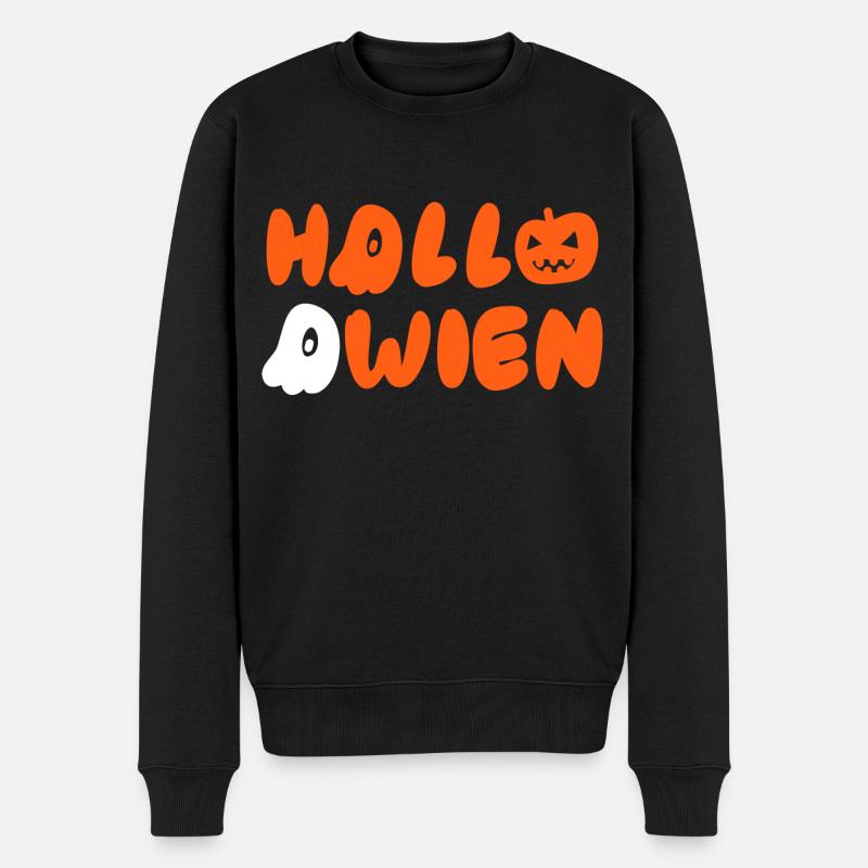 Bonjour Vienne Halloween - Pull Premium bio Homme - noir