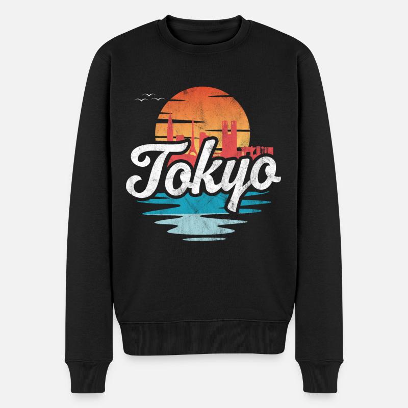 Tokyo - Pull Premium bio Homme - noir
