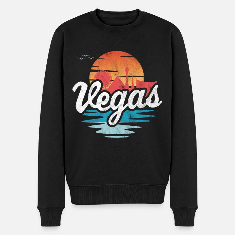 Vegas - Pull Premium bio Homme - noir