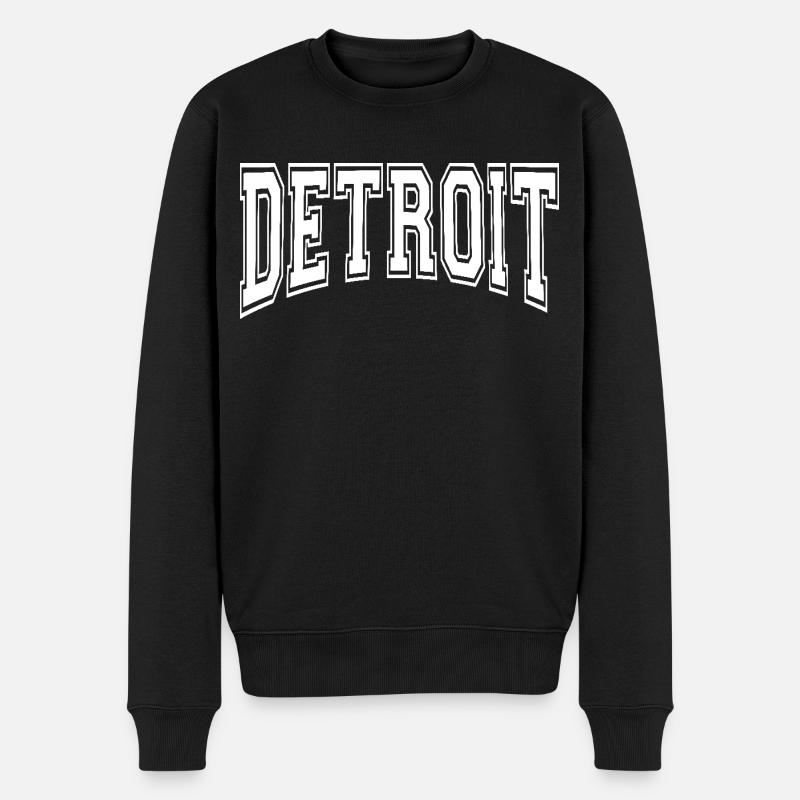 Detroit - Pull Premium bio Homme - noir