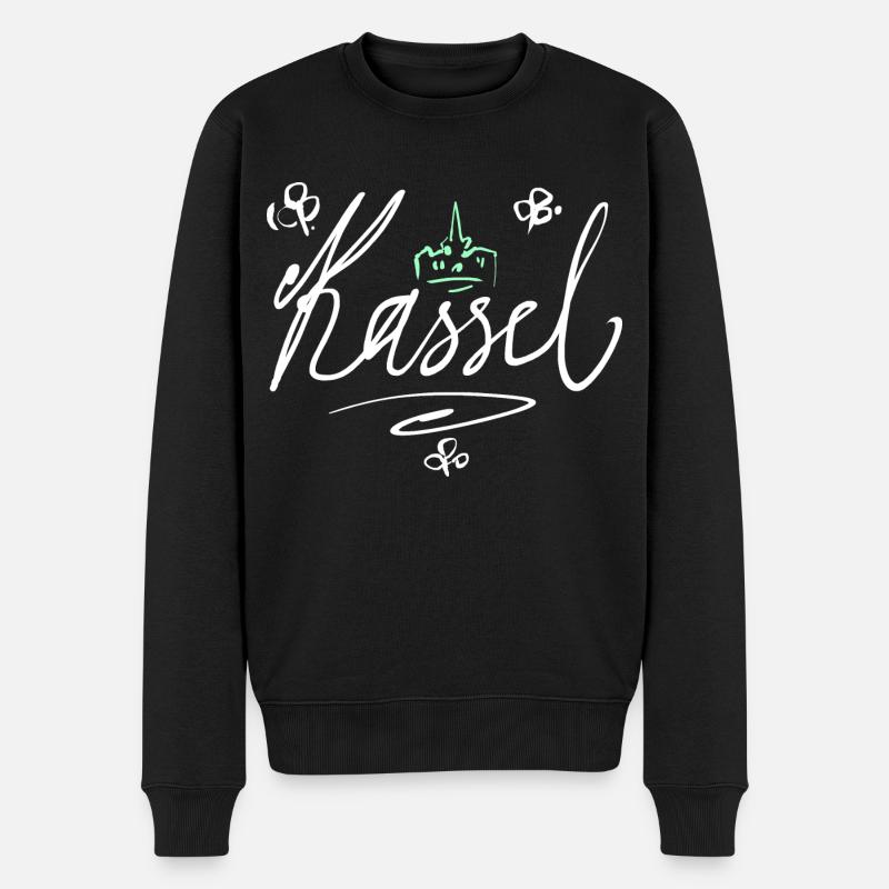 Kassel - Pull Premium bio Homme - noir