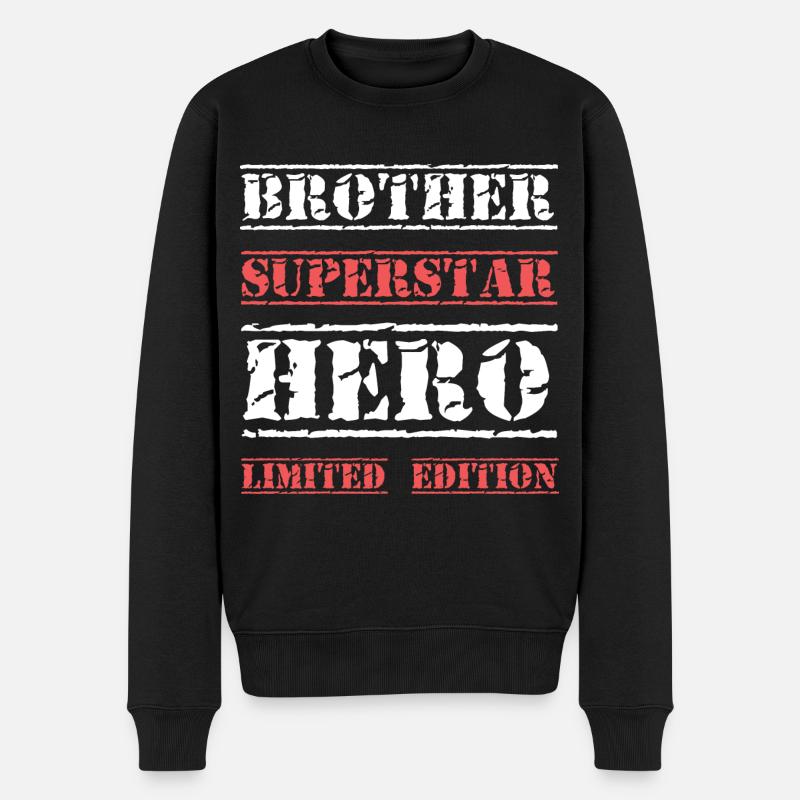 Meilleur Frère Star Dire - Pull Premium bio Homme - noir