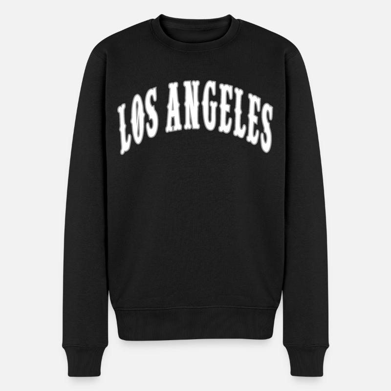 Los Angeles - Pull Premium bio Homme - noir