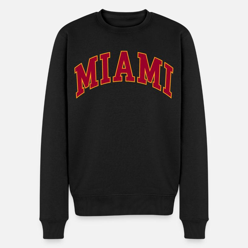 Miami - Pull Premium bio Homme - noir