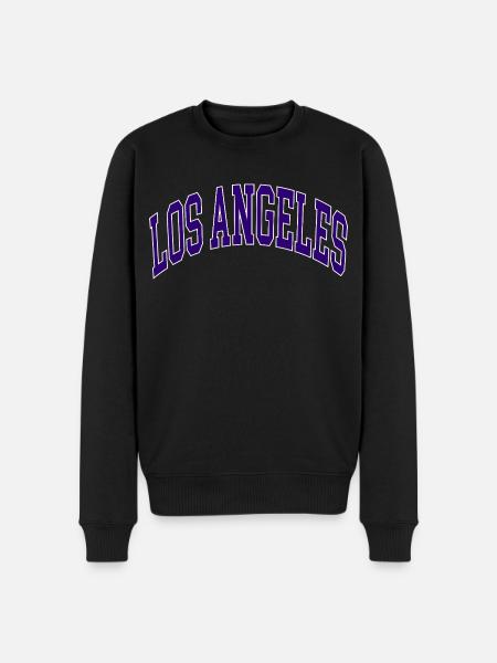 Los Angeles - Men's Premium Organic Jumper - black