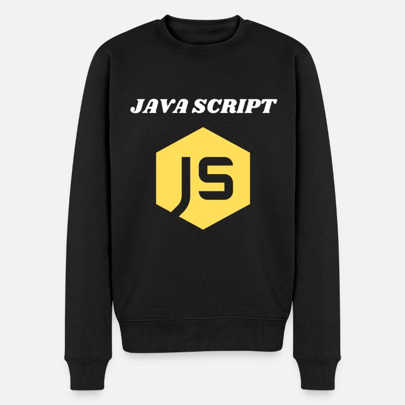 JavaScript Programmer - Men's Premium Organic Jumper - black