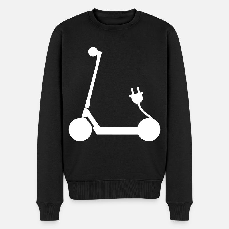 Icône E-scooter - Pull Premium bio Homme - noir