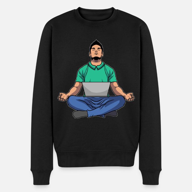 Programmer Coder Software Developer - Men's Premium Organic Jumper - black