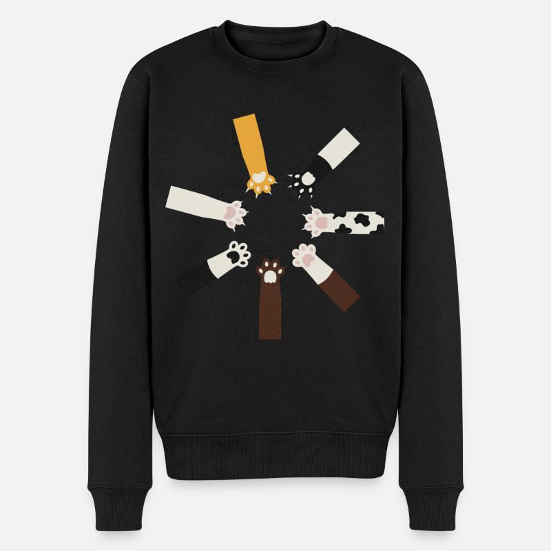 Chat drôle - Pull Premium bio Homme - noir