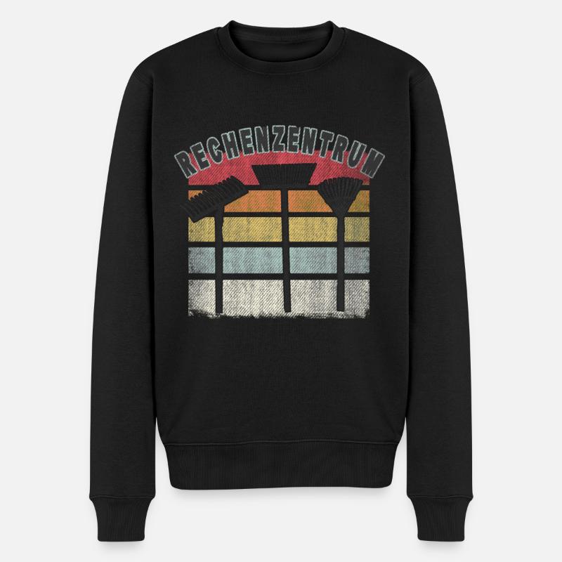 Data Center Feuillage d’automne - Pull Premium bio Homme - noir