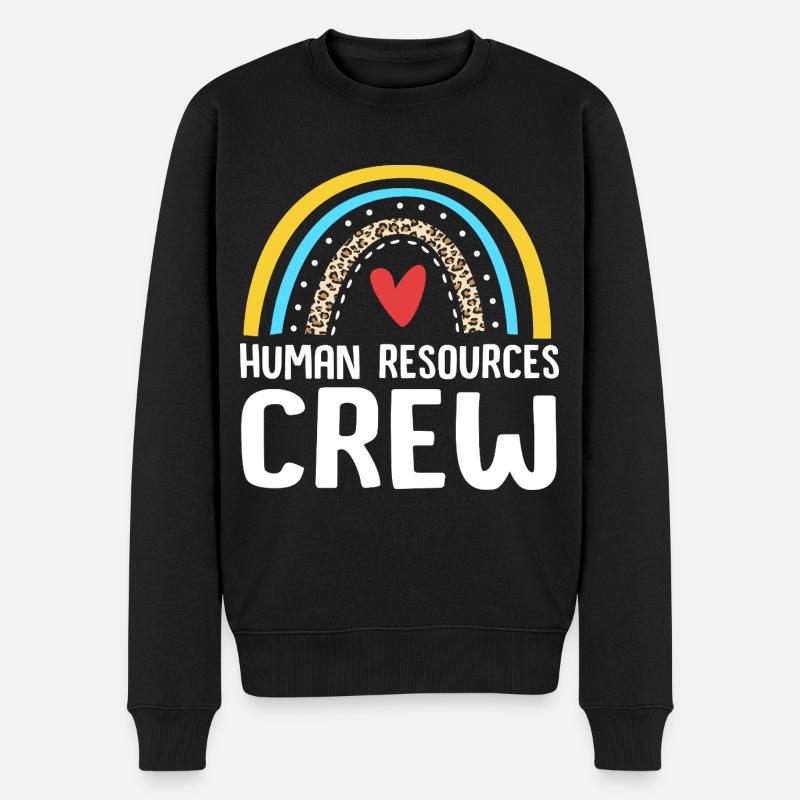 HR Manager - Männer Premium Bio Pullover - Schwarz