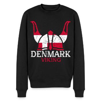 Dänemark Wikinger - Männer Premium Bio Pullover - Schwarz - Vorne - Nico (187cm)