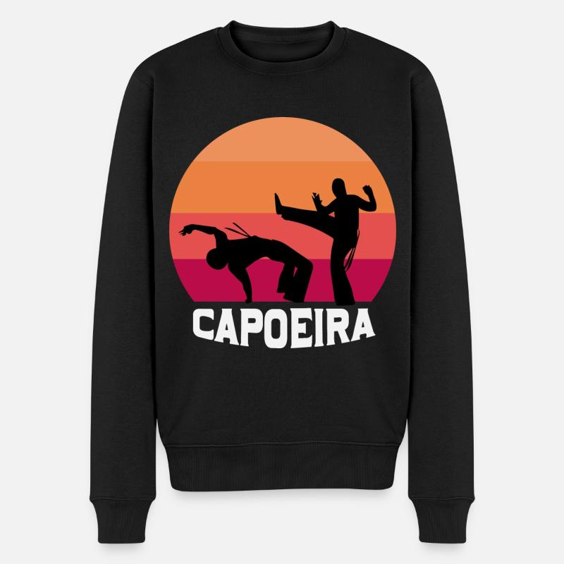Capoeira brésilienne - Pull Premium bio Homme - noir