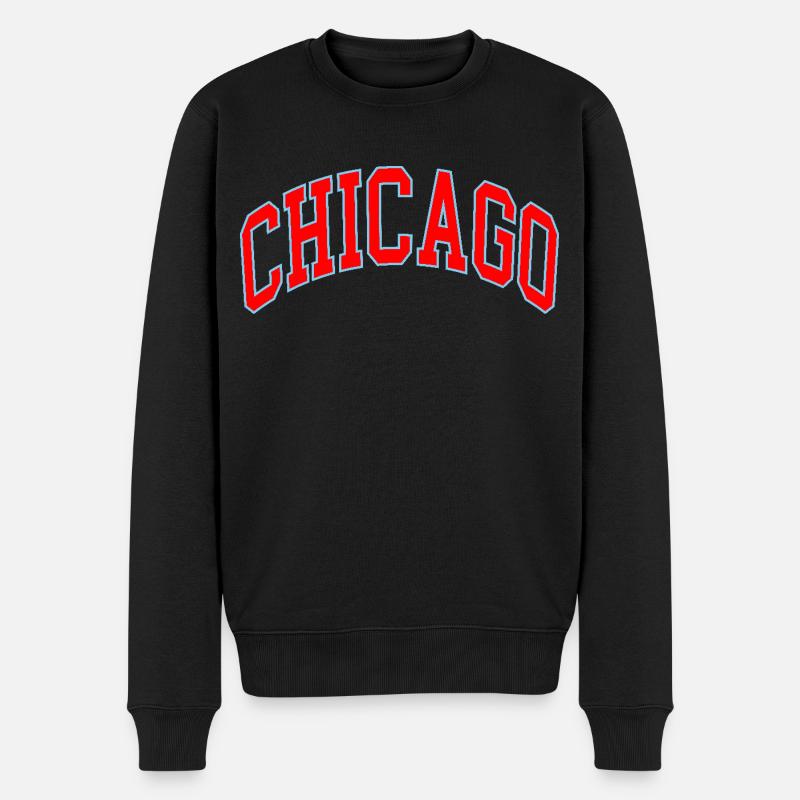 Chicago - Pull Premium bio Homme - noir