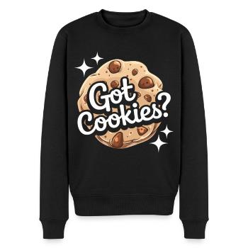 Cookies Biscuits Biscuits Biscuits Chocolat - Pull Premium bio Homme - noir - Devant - Nico (187cm)