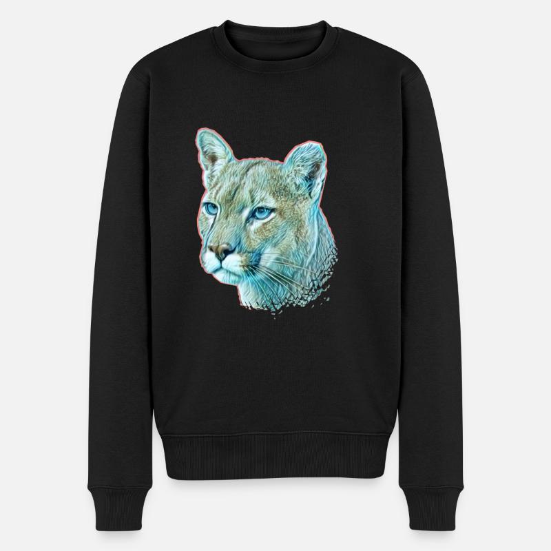 Lion de montagne - Pull Premium bio Homme - noir