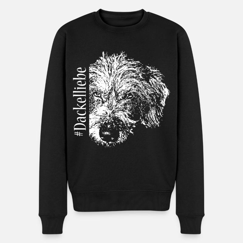 Amour du teckel - Pull Premium bio Homme - noir