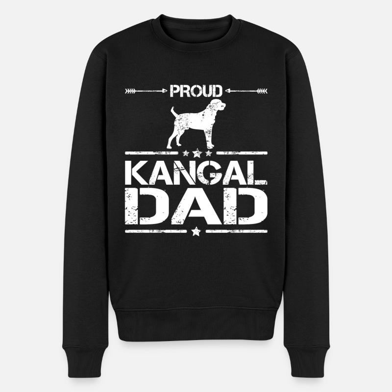 Kangal Chien Papa Disant - Pull Premium bio Homme - noir