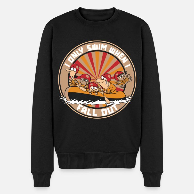 Rafting Canoë Kayak d’eau vive - Pull Premium bio Homme - noir
